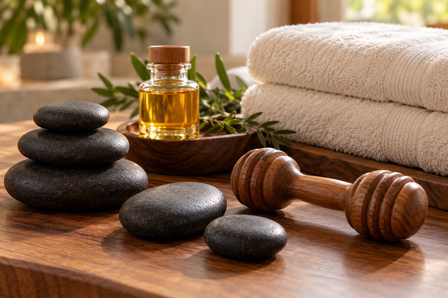 Warm natural spa photograph illustrating Deep Tissue Massage Cost