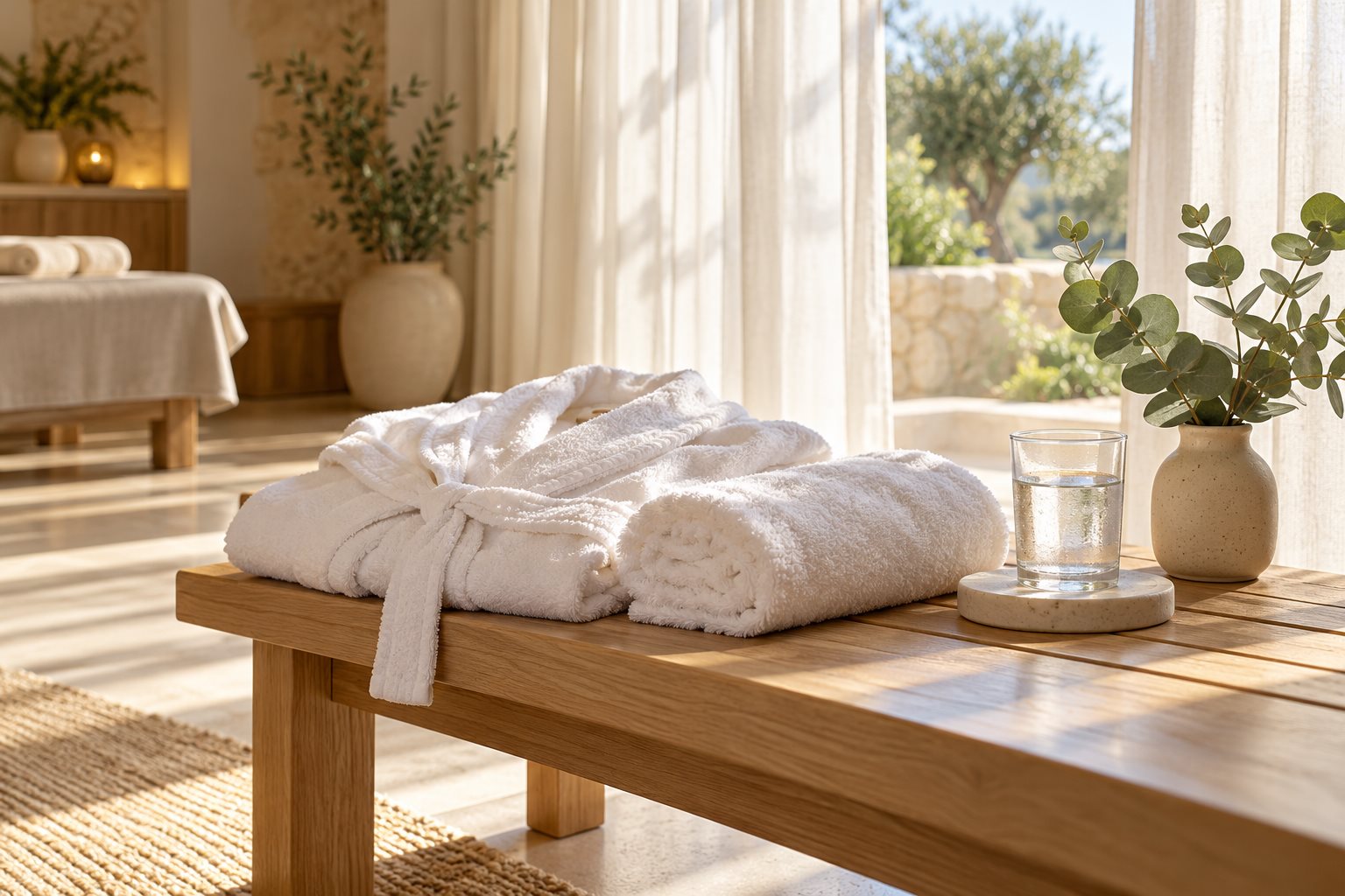 Warm natural spa photograph illustrating What to Do After a Massage